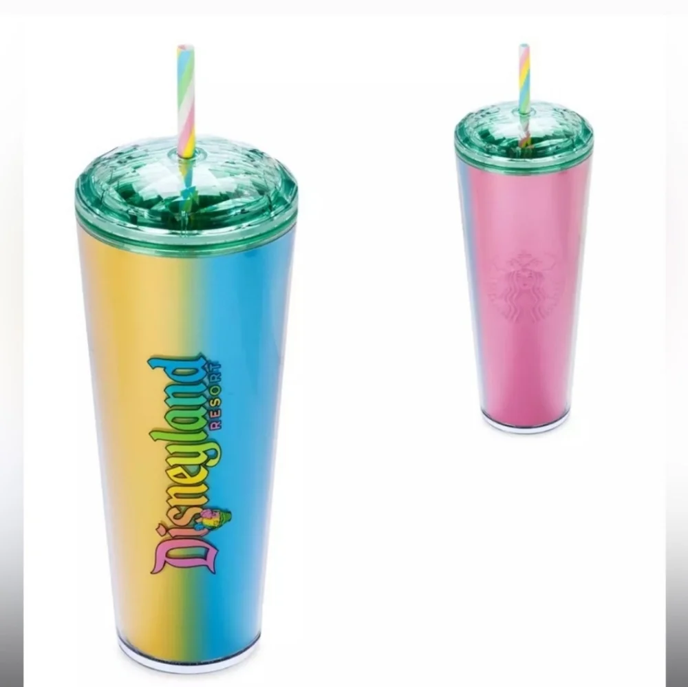 STARBUCKS Tumbler - Disneyland Limited Edition - NIB - Mickey Shaved Ice Design